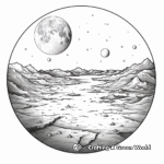 Detailed Lunar Crater Coloring Pages 3