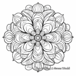 Detailed Mandala Swirl Coloring Pages for Adults 3
