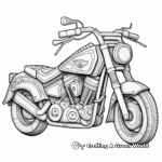 Detailed Motorcycle Jacket Coloring Pages for Adults 1
