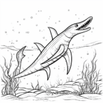 Detailed Plesiosaurus Coloring Pages 2