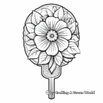 Detailed Popsicle Mandala Coloring Pages for Adults 2