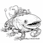 Detailed Scientific Electric Eel Coloring Sheets 3