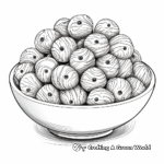 Detailed Spaghetti and Meatballs Coloring Pages 3