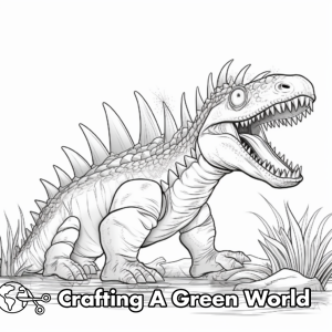 Carnivore Dinosaur Coloring Pages - Free &amp; Printable!