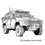 Detailed SWAT Vehicle Coloring Pages 4