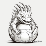 Detailed Triceratops Egg Coloring Pages 3