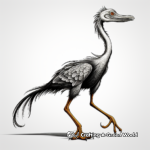 Detailed Troodon Anatomy Coloring Pages 3