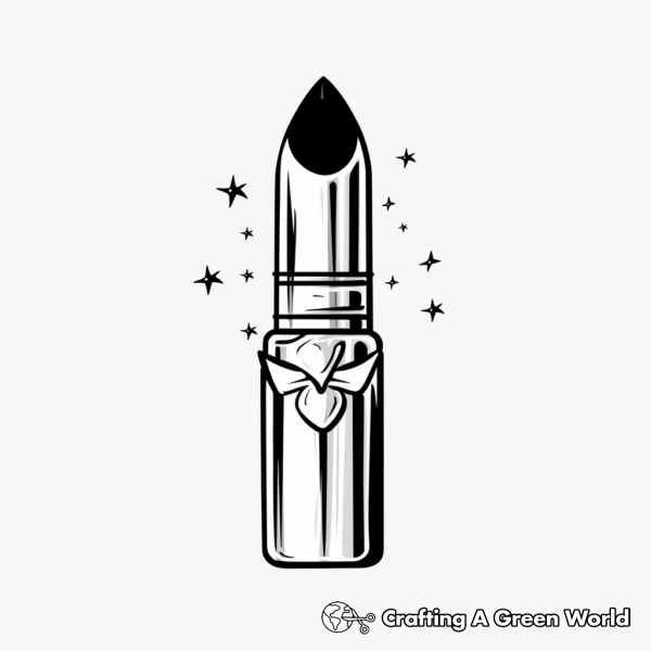Lipstick Coloring Pages Free & Printable!