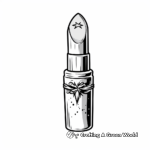 Detailed Velvet Lipstick Coloring Pages for Adults 3