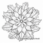 Detailed Winter Mandala Coloring Pages for Adults 1