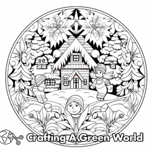 Winter Coloring Pages - Free &amp; Printable!
