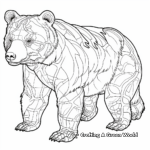 Detailed Wombat Anatomy Coloring Pages for Adults 3