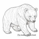 Detailed Wombat Anatomy Coloring Pages for Adults 4