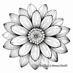 Digital Art: Abstract Daisy Coloring Pages 3