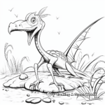 Dimorphodon Fossil Coloring Pages 3