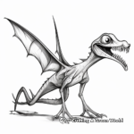 Dimorphodon: Pterosaur Variety Coloring Pages 1