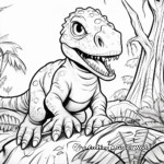 Dinosaur Wonders: Prehistoric Coloring Pages 2