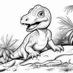 Dinosaur Wonders: Prehistoric Coloring Pages 3