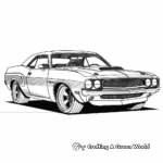 Dodge Challenger Demon Coloring Pages 2