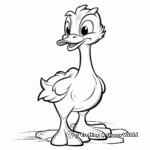 Donald Duck Inspired Duckling Coloring Pages 2
