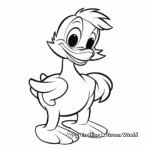 Donald Duck Inspired Duckling Coloring Pages 4