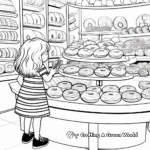 Donut Shop Coloring Pages 4