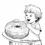 Donut With A Bite Coloring Pages for Realists 2