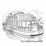 Double-Decker Pontoon Boat Coloring Pages 3