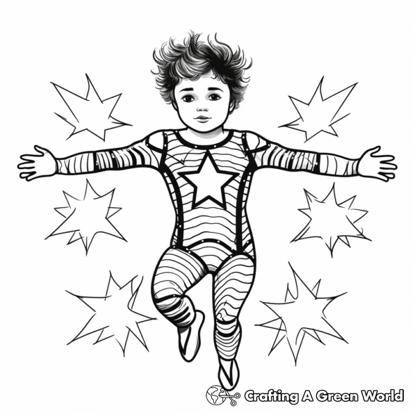 Leotard Coloring Pages - Free &amp; Printable!