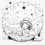Dreamy Celestial Aesthetic Coloring Pages 3