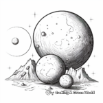 Dwarf Planet Moons Coloring Pages 2