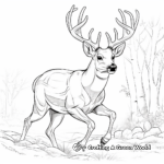 Dynamic Big Buck Running Coloring Page 4
