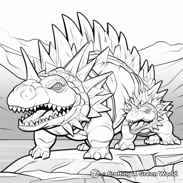 Stegosaurus Coloring Pages - Free &amp; Printable!