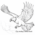 Dynamic Flying Eagle Coloring Pages 1