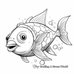 Dynamic Mola Mola Sunfish Coloring Pages 1