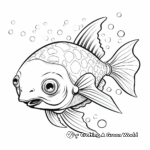 Dynamic Mola Mola Sunfish Coloring Pages 3