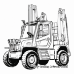 Dynamic Reach Truck Forklift Coloring Pages 2