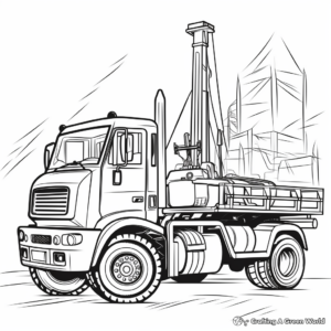 Dynamic Reach Truck Forklift Coloring Pages 3