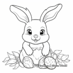 Easter Bunny Sugar Cookie Coloring Pages 1