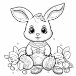 Easter Bunny Sugar Cookie Coloring Pages 2