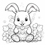 Easter Bunny Sugar Cookie Coloring Pages 3