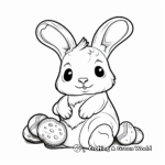 Easter Bunny Sugar Cookie Coloring Pages 4