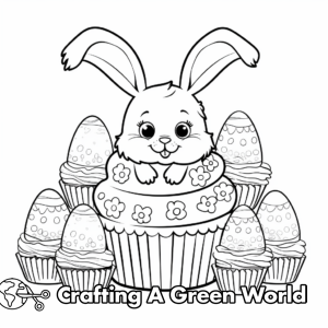 Cupcake Coloring Pages - Free & Printable!