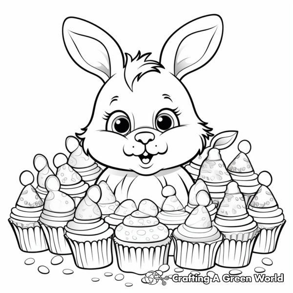 Cupcake Coloring Pages - Free & Printable!