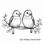 Easy Adult Coloring Pages With Birds 1