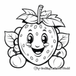 Easy and Fun Fruit Coloring Pages 2