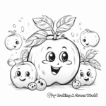 Easy and Fun Fruit Coloring Pages 3