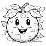 Easy and Fun Fruit Coloring Pages 4