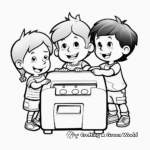 Easy Inkjet Printer Coloring Pages for Kids 1