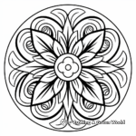 Easy Mandala Coloring Pages for Stress Relief 2